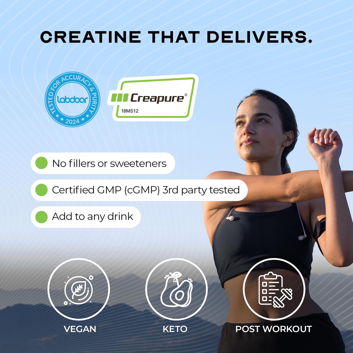 Muscle Feast Creapure Creatine Unflavored – 2lb