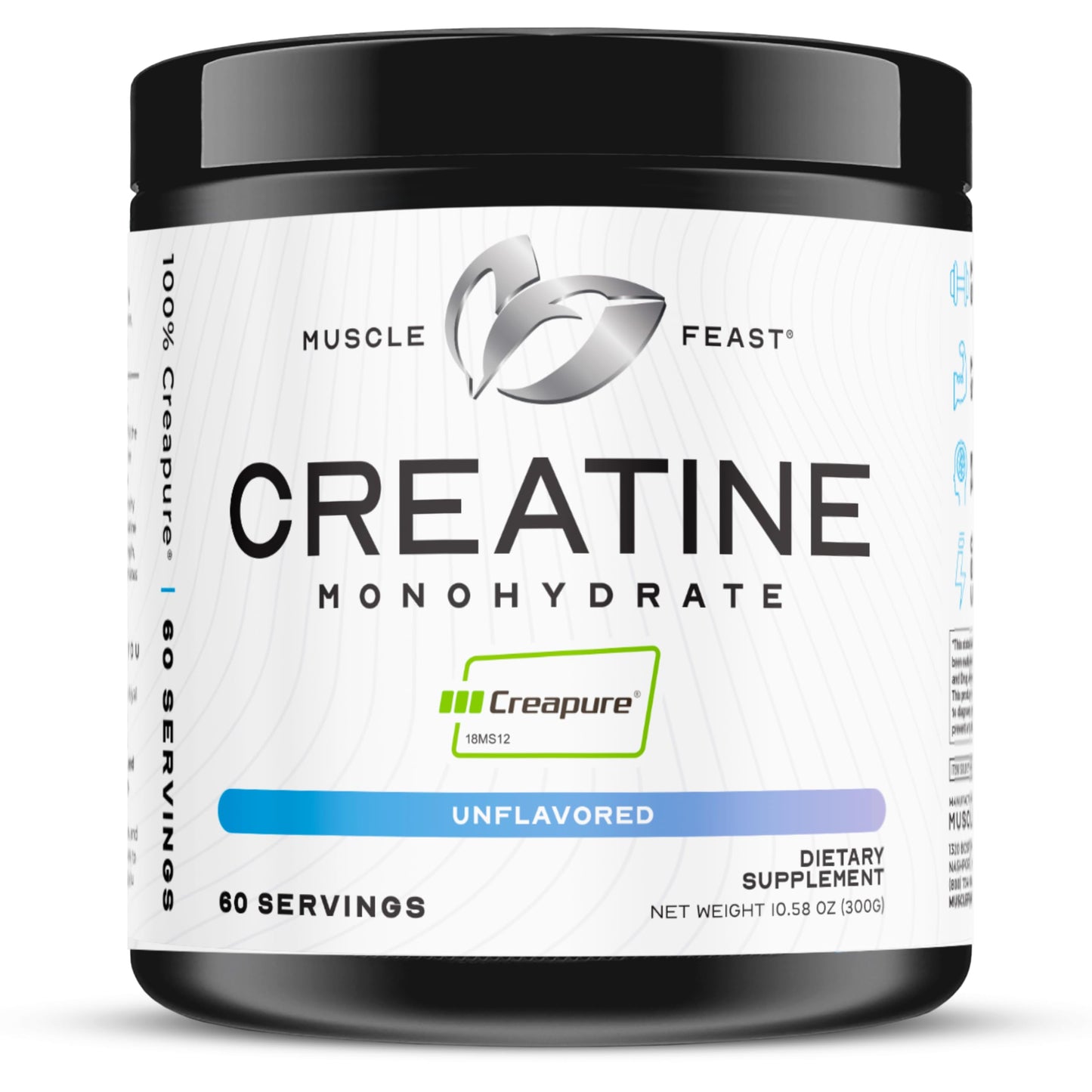 Muscle Feast Creapure Creatine Unflavored – 300g