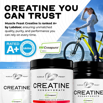 Muscle Feast Creapure Creatine – Fruit Punch 300g