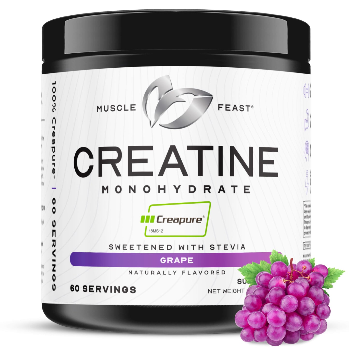 Muscle Feast Creapure Creatine – Grape 300g
