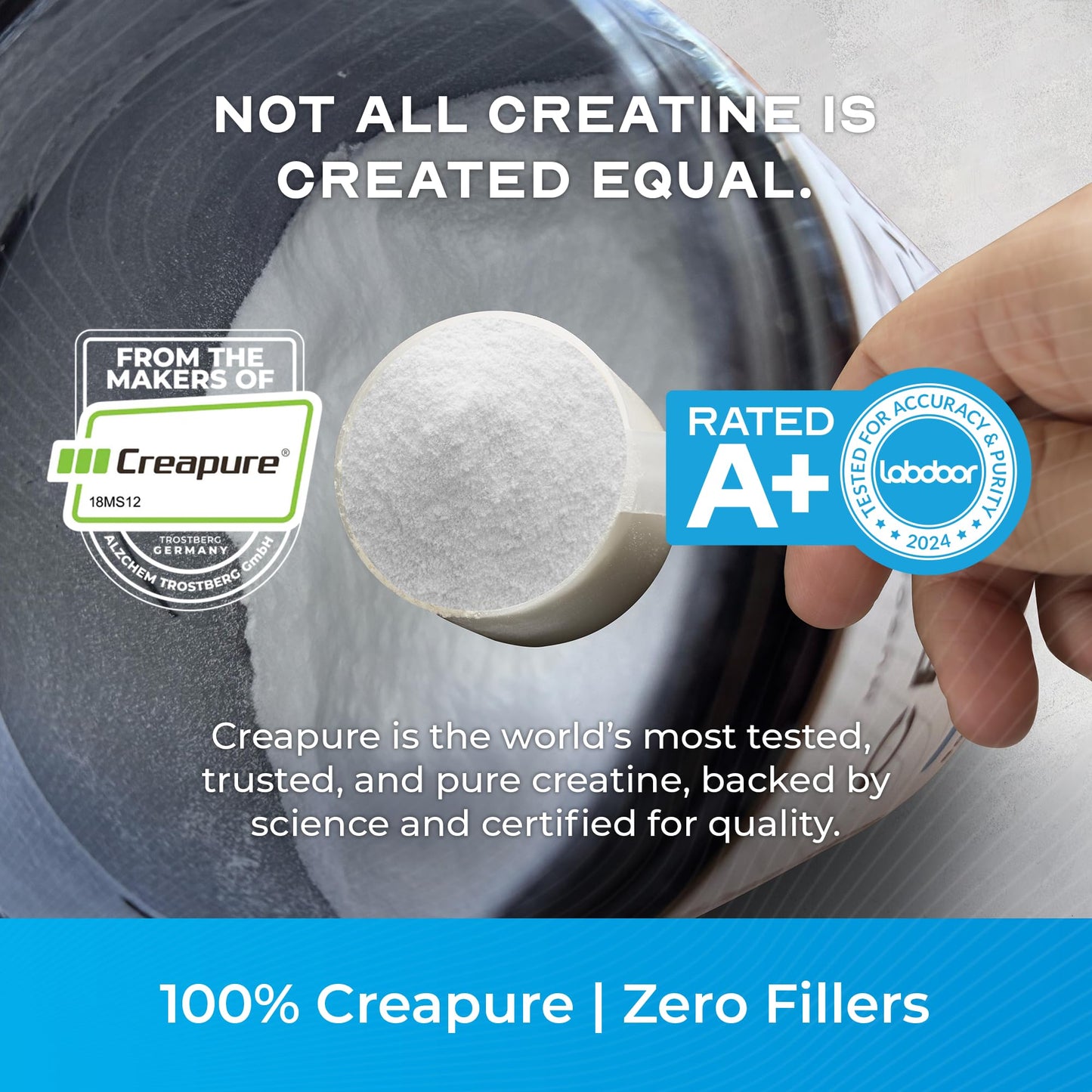 Muscle Feast Creapure Creatine – Blue Raspberry 300g