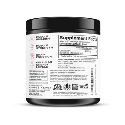 Muscle Feast Creapure Creatine – Watermelon 300g