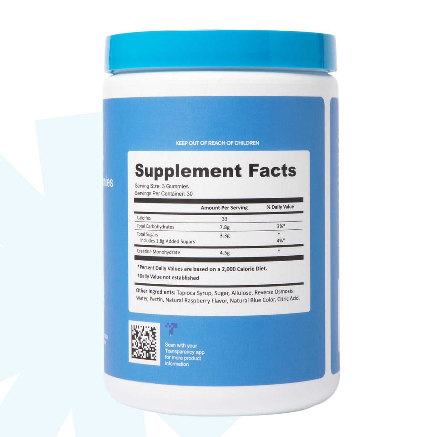 Create Creatine Monohydrate Gummies | 1.5g Creapure per Gummy | Orange Flavour | Vegan