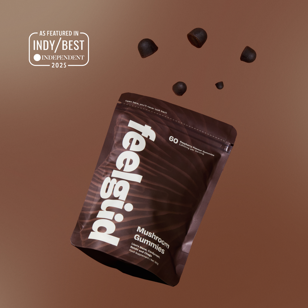 Feel Güd Mushroom Gummies — Lion’s Mane, Cordyceps, Chaga & Reishi