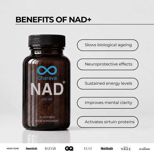 Charava NAD+ 500mg Capsules