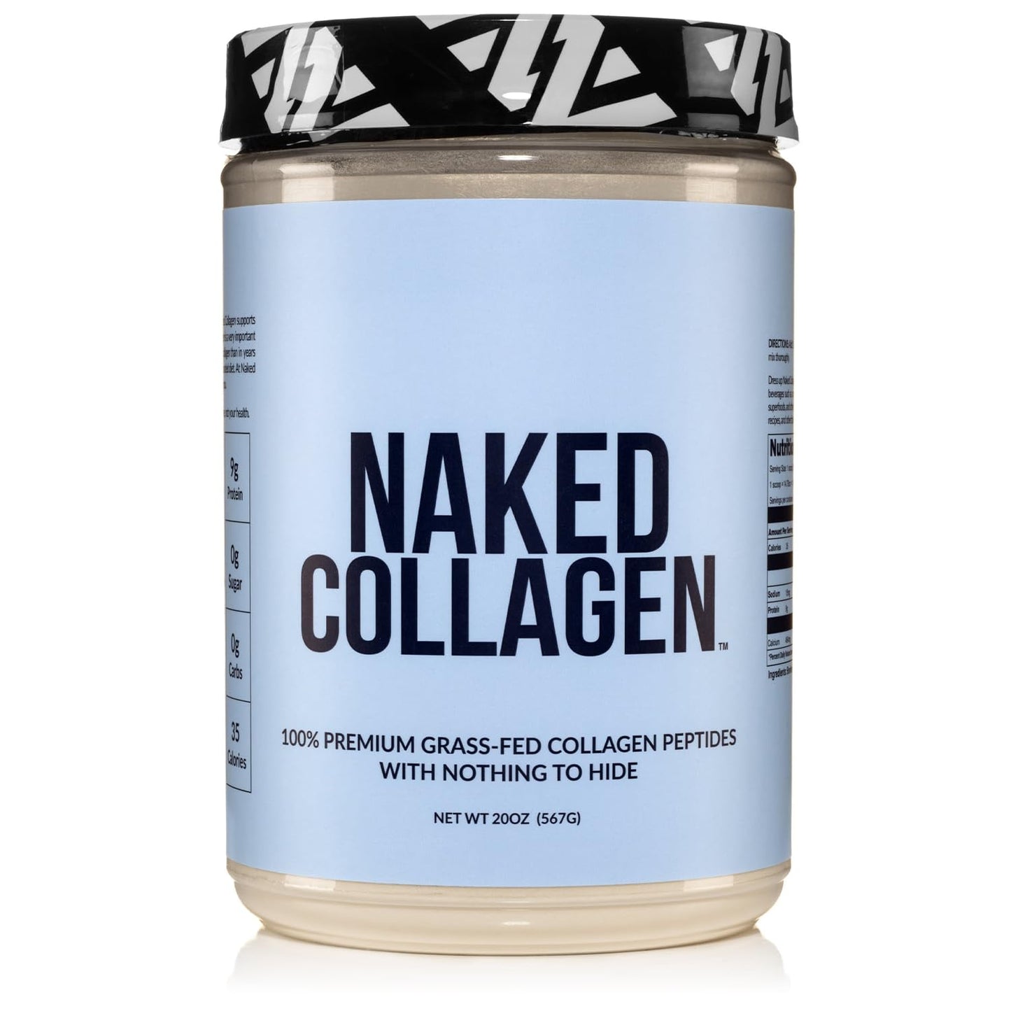 NAKED Collagen Peptides Powder – Pasture-Raised, Unflavored 60 Servings