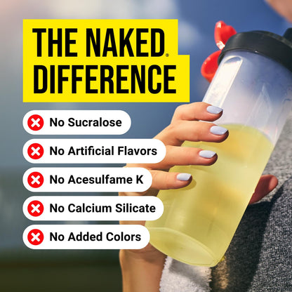 NAKED Pure Lemon Lime Creatine Monohydrate Stick Packs | 30 Pack | Vegan