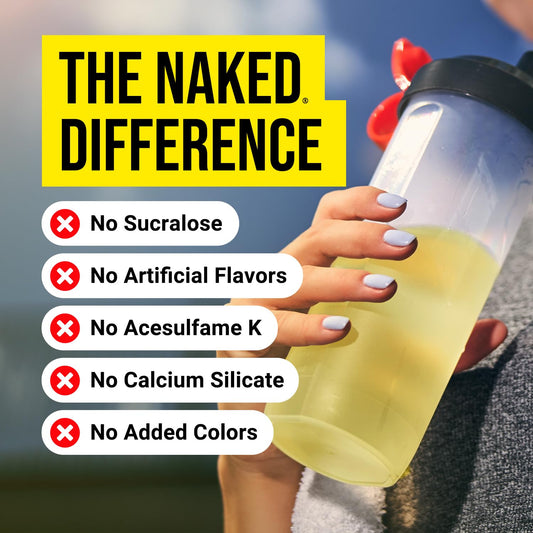 NAKED Pure Lemon Lime Creatine Monohydrate Stick Packs | 30 Pack | Vegan