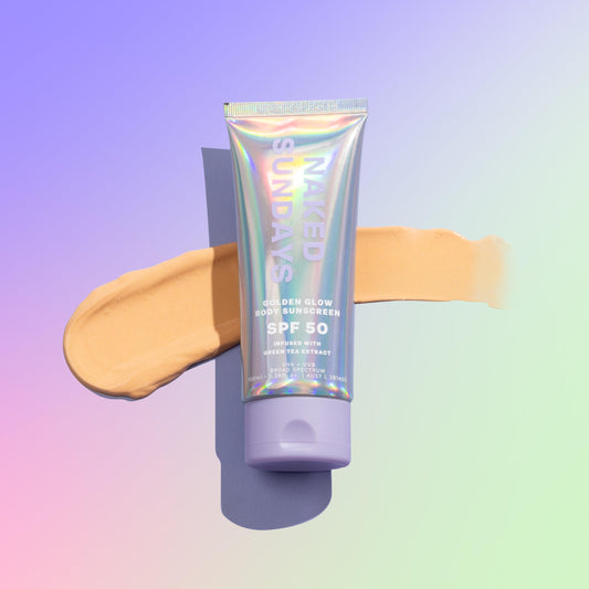 Naked Sundays SPF50 Golden Glow Body Sunscreen — 100ml