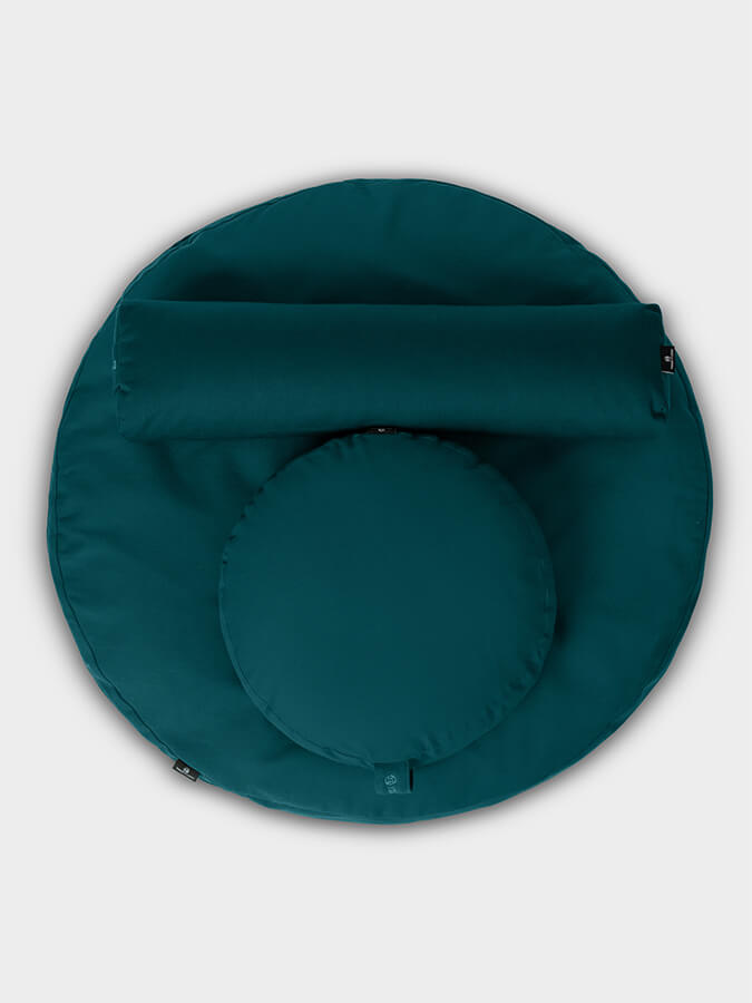 Yoga Studio EU Zabuton Meditation Kit — Zafu & Pranayama Bolster