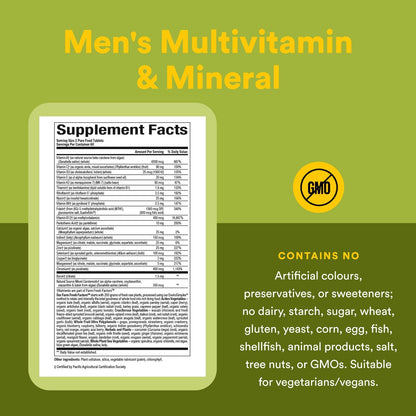 Natural Factors Whole Earth & Sea Men’s Multivitamin — 120 Tablets
