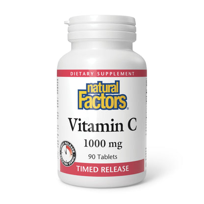 Natural Factors Vitamin C 1000mg Time Release — 90 Tablets