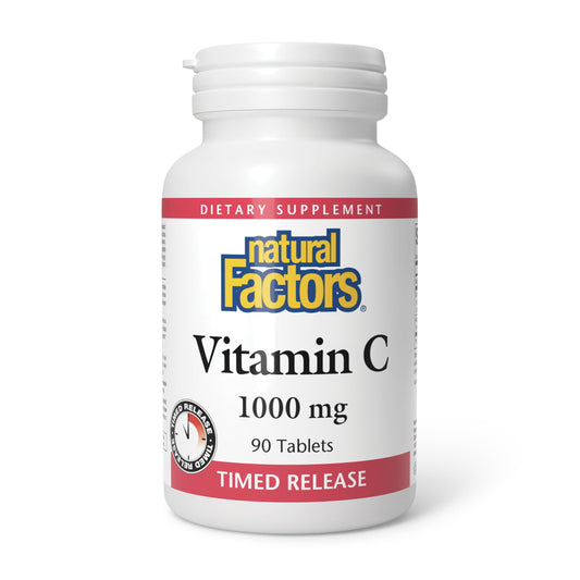 Natural Factors Vitamin C 1000mg Time Release — 90 Tablets