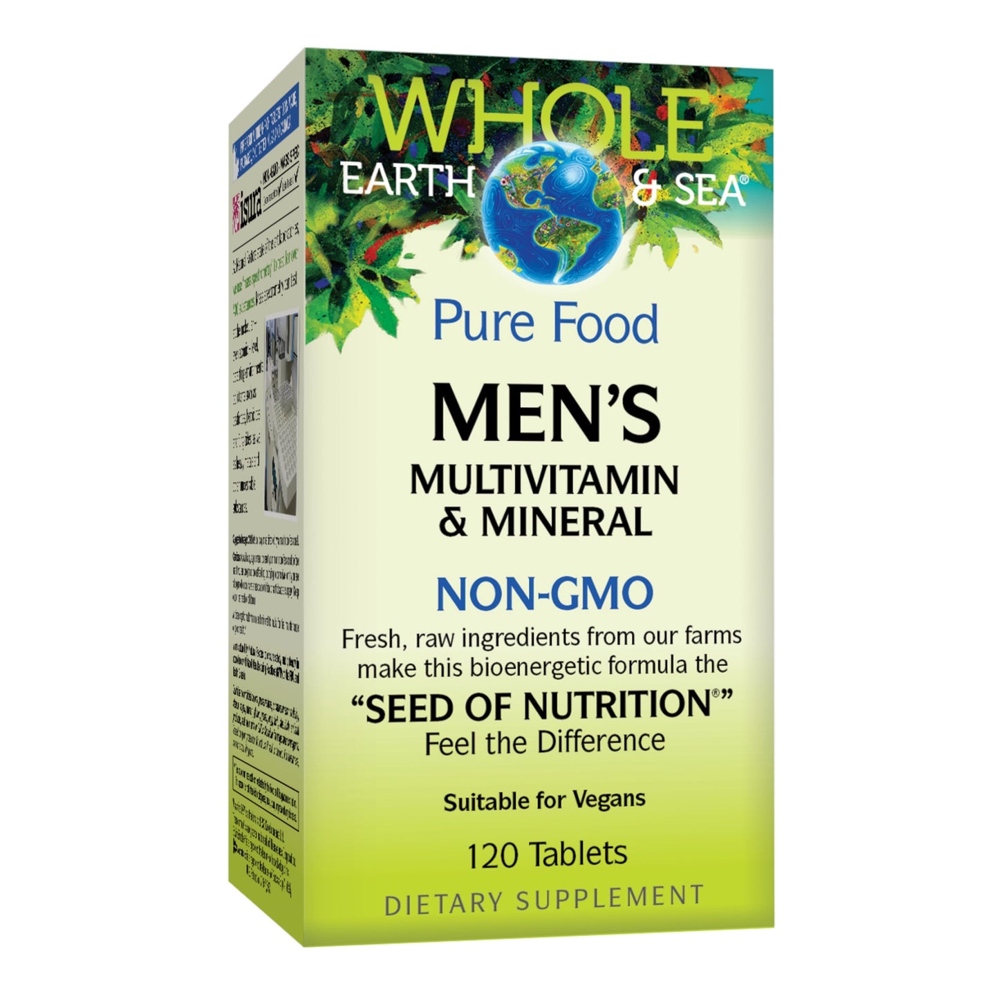 Natural Factors Whole Earth & Sea Men’s Multivitamin — 120 Tablets