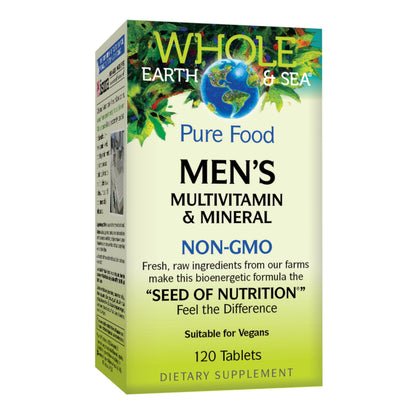 Natural Factors Whole Earth & Sea Men’s Multivitamin — 120 Tablets