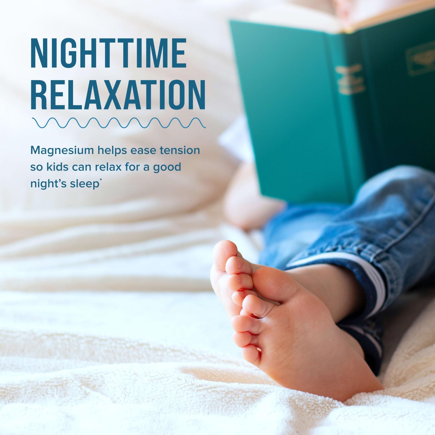 Natural Vitality CALM Kids Magnesium Gummies – Stress Relief & Sleep | 120 Gummies