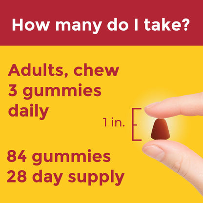 Nature Made Advanced Multivitamin Gummies 50+ for Him — 84 Count