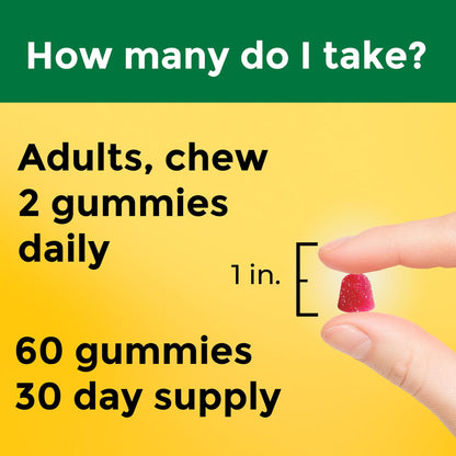 Nature Made High Absorption Magnesium Citrate 200mg Gummies — 60 Count