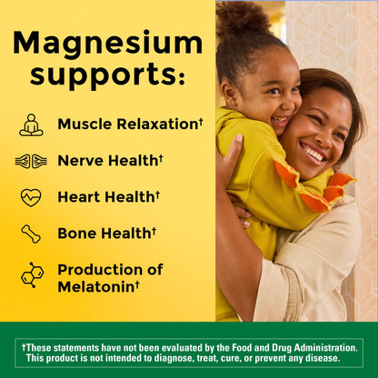 Nature Made High Absorption Magnesium Citrate 200mg Gummies — 60 Count
