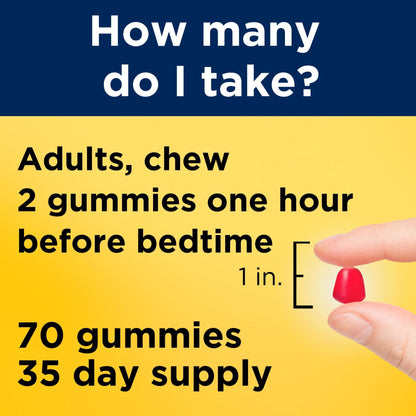 Nature Made Melatonin Gummies 10mg — Maximum Strength, 70 Count