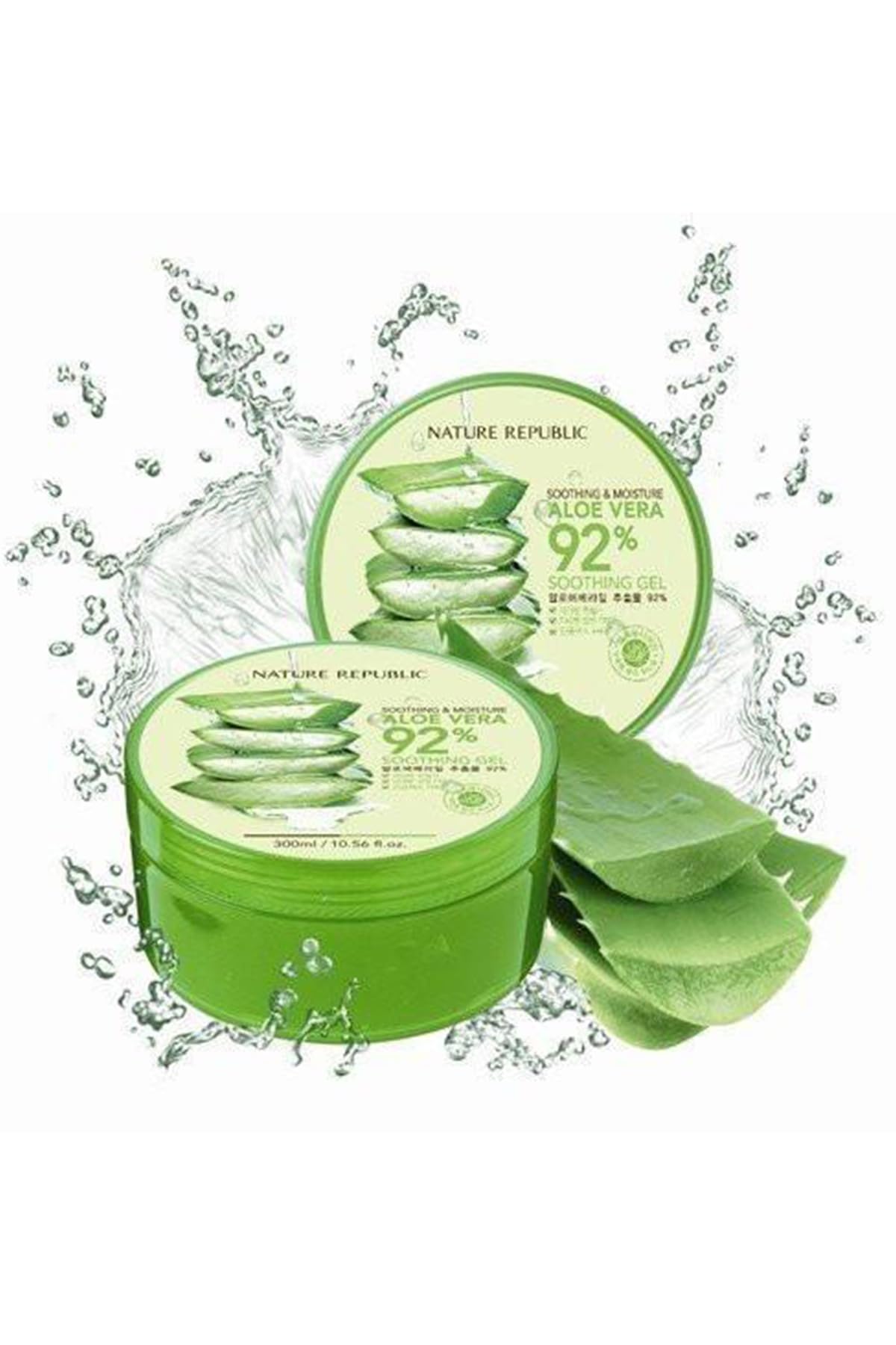 Nature Republic Aloe Gel 92% — Soothing & Hydrating, 10.56fl oz - Calm Era