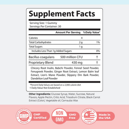 Nature's NutriWave PrimeBiome Probiotic Gummies – 6-Month Supply | 30 Gummies - Calm Era