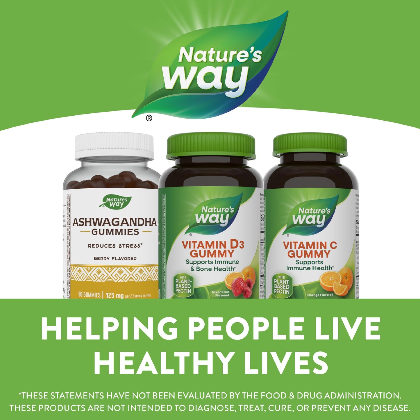 Nature’s Way Vitamin D3 2000 IU Gummies — Immune & Bone, 120ct