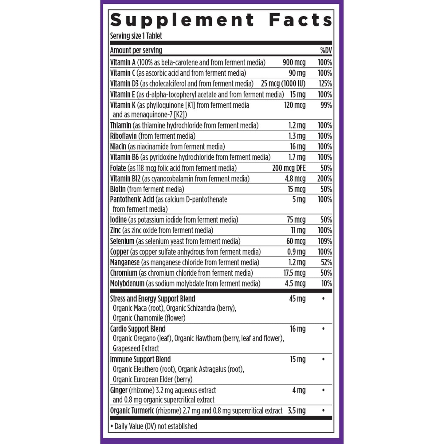 New Chapter Men’s Multivitamin One Daily