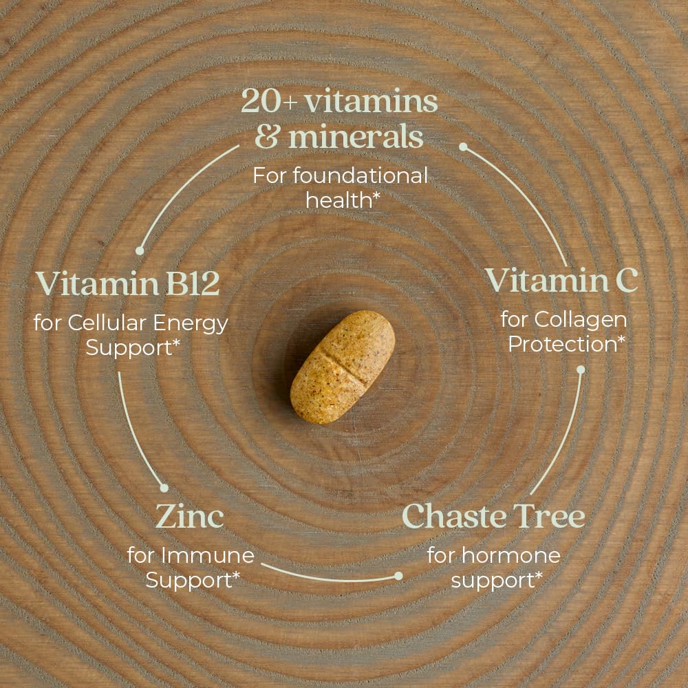 New Chapter Women’s 40+ Multivitamin – One Daily, Fermented Nutrients, Gentle on Empty Stomach - Calm Era
