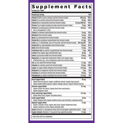 New Chapter Women’s 40+ Multivitamin – One Daily, Fermented Nutrients, Gentle on Empty Stomach - Calm Era