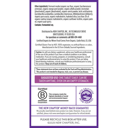 New Chapter Women's Multivitamin 40+ | One Daily, Fermented Vitamins, Gentle on Empty Stomach - Calm Era