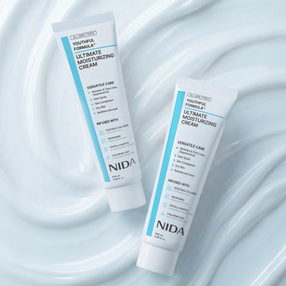 NIDA Youthful Formula Moisturizing Cream – Centella, Hyaluronic Acid, Niacinamide & Collagen