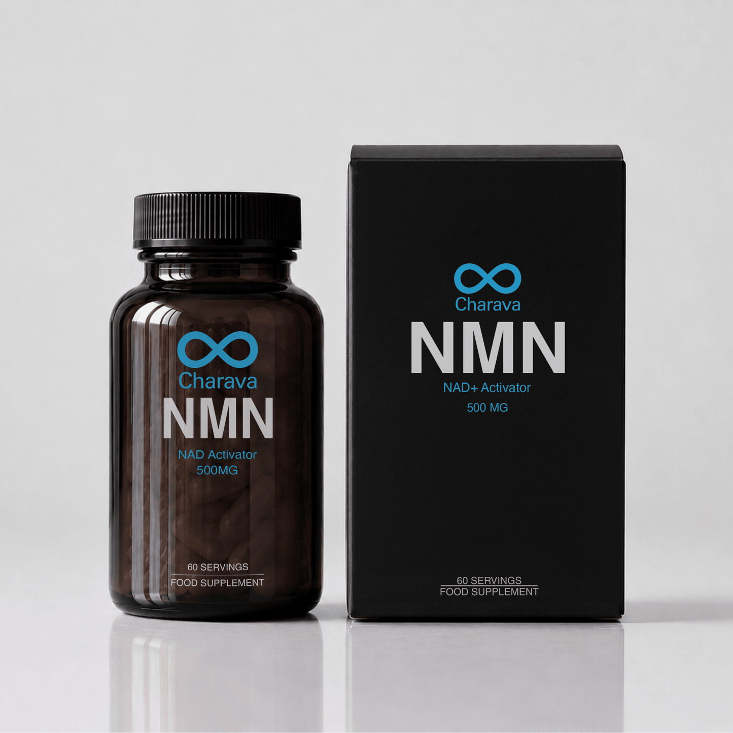 Charava NMN 500mg Capsules — Award-Winning NAD+ Booster