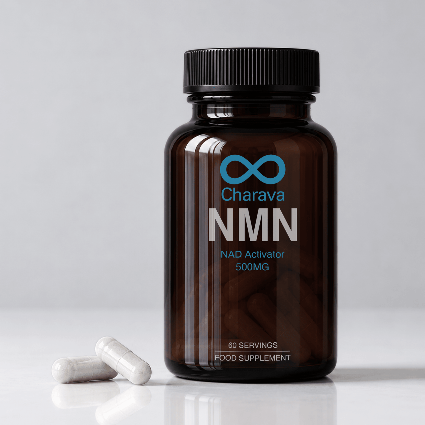 Charava NMN 500mg Capsules — Award-Winning NAD+ Booster