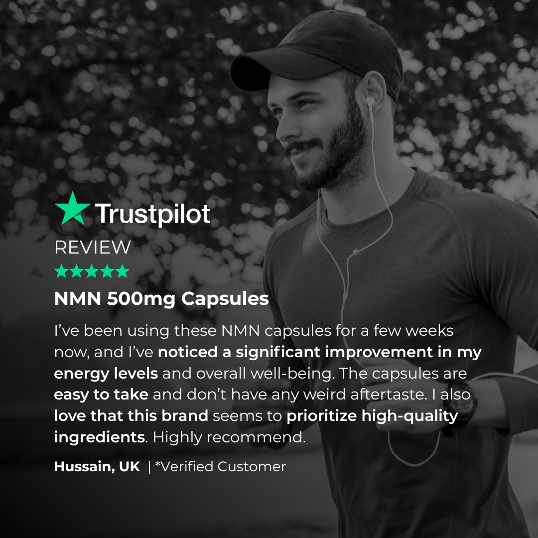 Charava NMN 500mg Capsules — Award-Winning NAD+ Booster