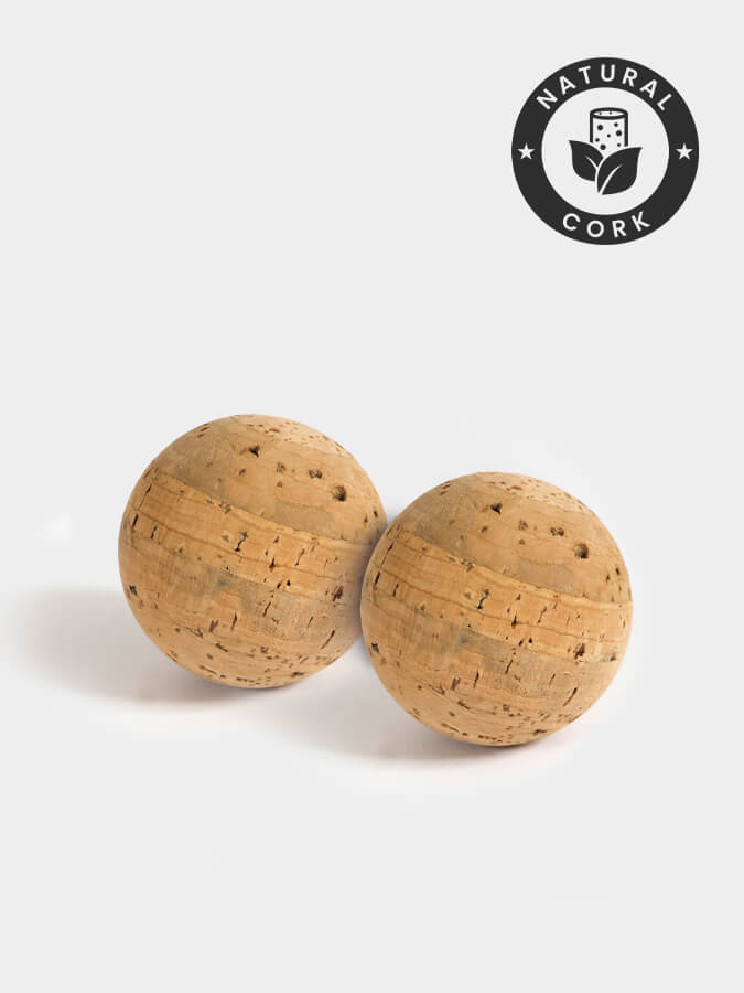 Yoga Studio Cork Massage Balls — Twin Pack