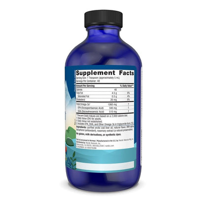 Nordic Naturals Arctic Cod Liver Oil Orange – 8oz | 1060mg Omega-3