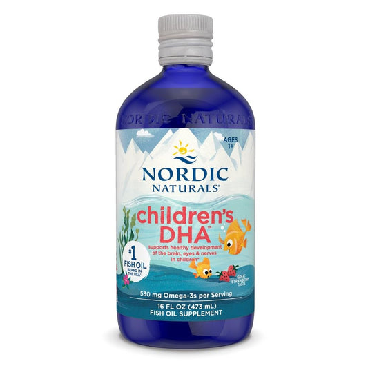Nordic Naturals Children's DHA Strawberry - 16 oz, 530 mg Omega-3 - Calm Era