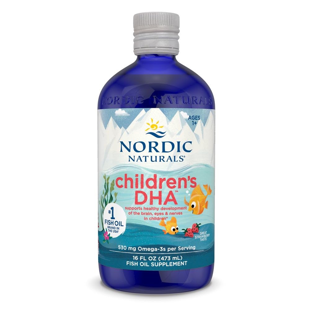 Nordic Naturals Children's DHA Strawberry - 16 oz, 530 mg Omega-3