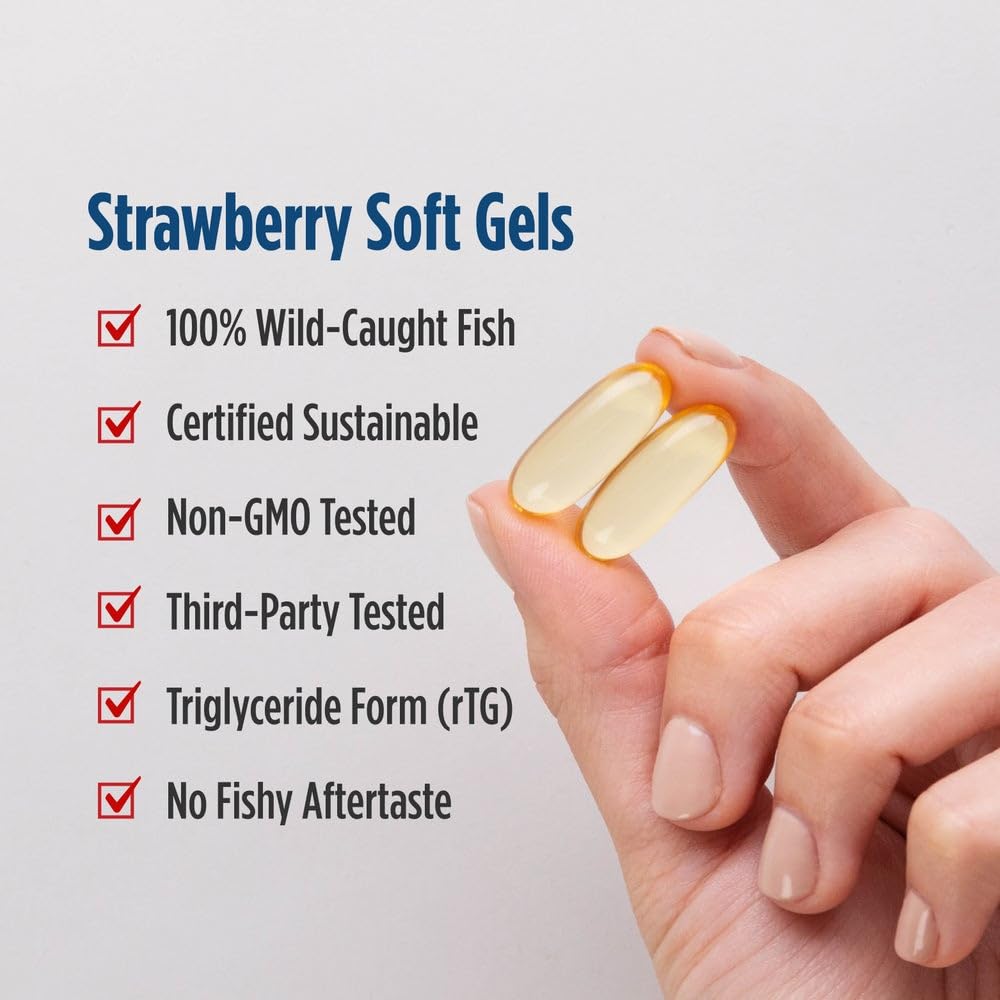 Nordic Naturals DHA Xtra – Strawberry | 90 Soft Gels