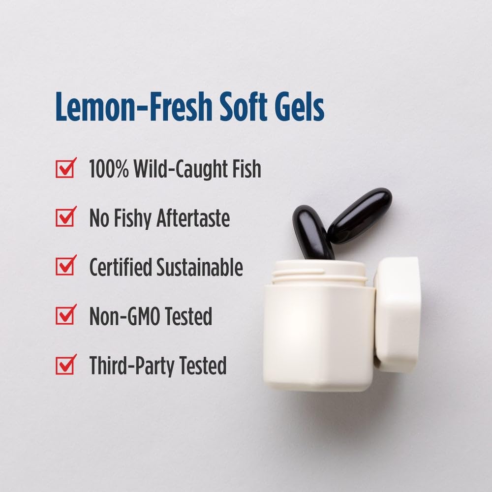 Nordic Naturals Ultimate Omega + CoQ10 Lemon 90 Soft Gels