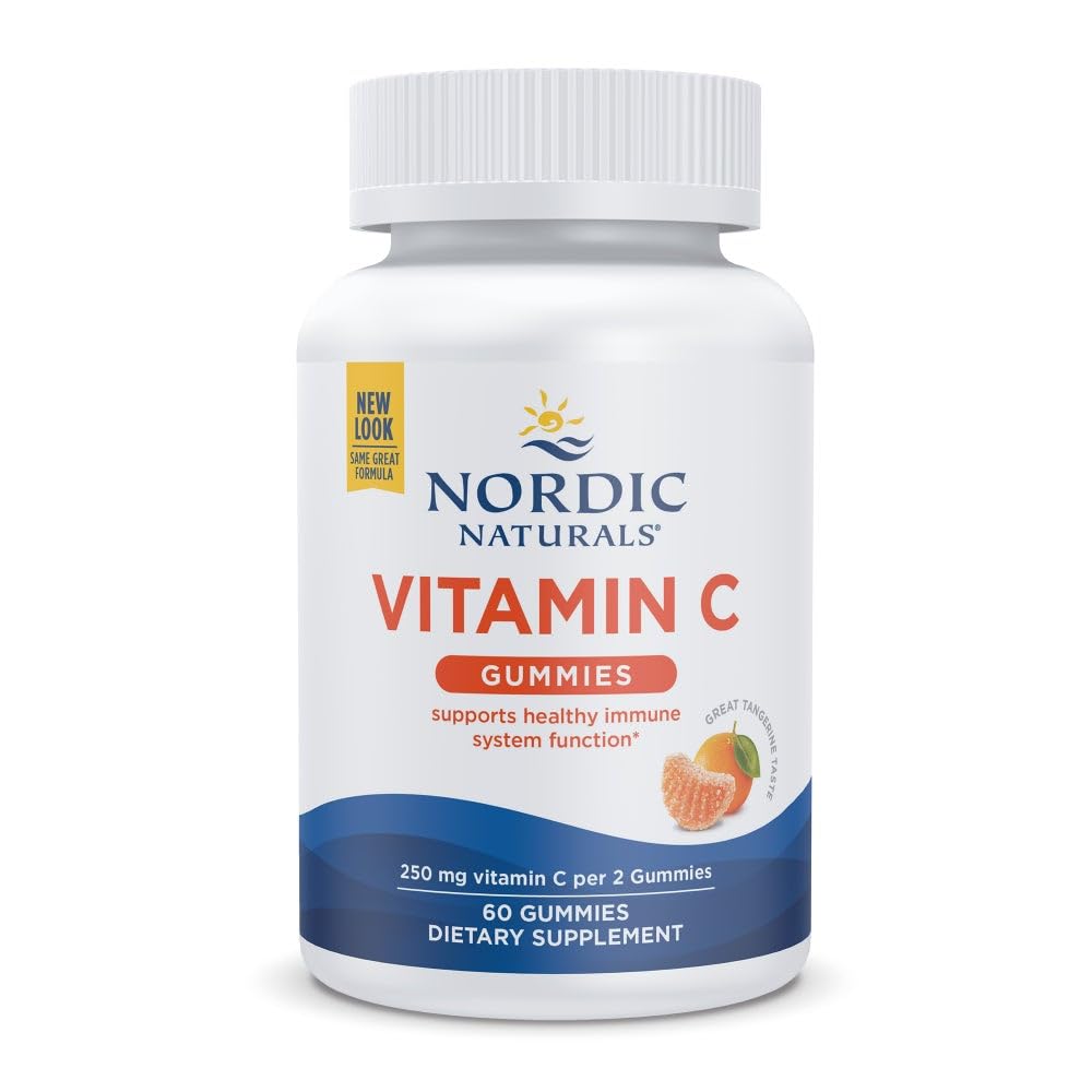 Nordic Naturals Vitamin C Gummies — Tart Tangerine, 60ct