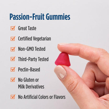Nordic Naturals Vitamin D3 5000 IU Gummies — Passion Fruit, 30 Servings