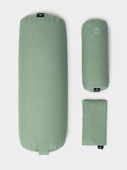 Yoga Studio Organic Meditation Bolster & Eye Pillow Set