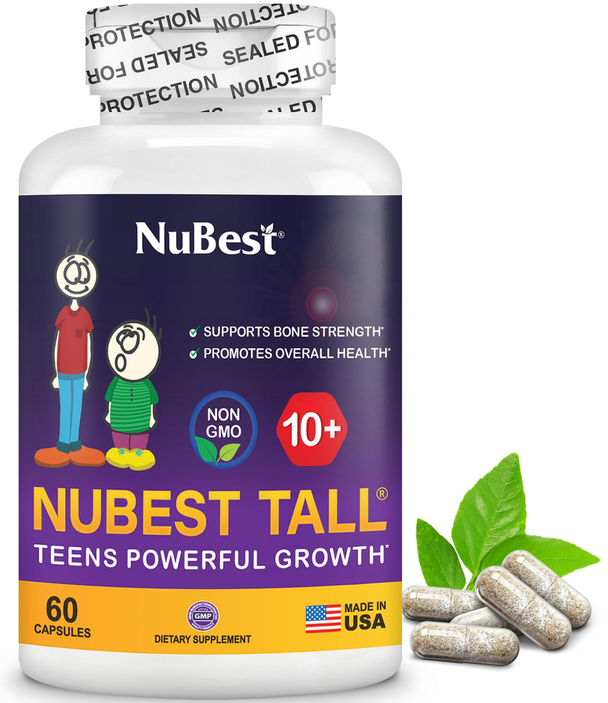 NuBest Tall 10+ Bone Strength Formula – Kids 10+ & Teens | 3-Month Pack - Calm Era