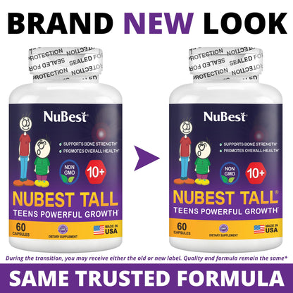 NuBest Tall 10+ Bone Strength Formula – Kids 10+ & Teens | 3-Month Pack - Calm Era