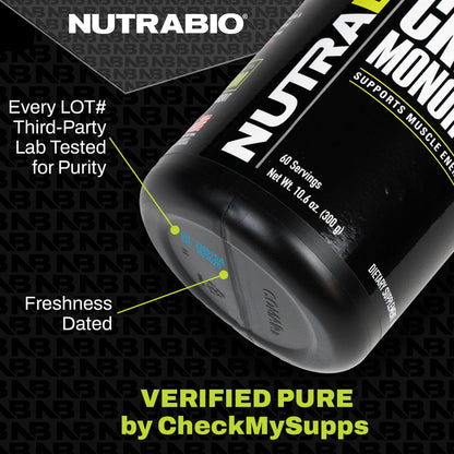 NutraBio 100% Whey Protein Isolate Creamy Vanilla 5lb