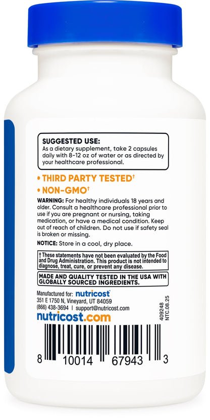 Nutricost Multivitamin for Men — 120 Capsules
