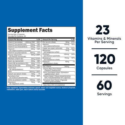 Nutricost Multivitamin for Men — 120 Capsules