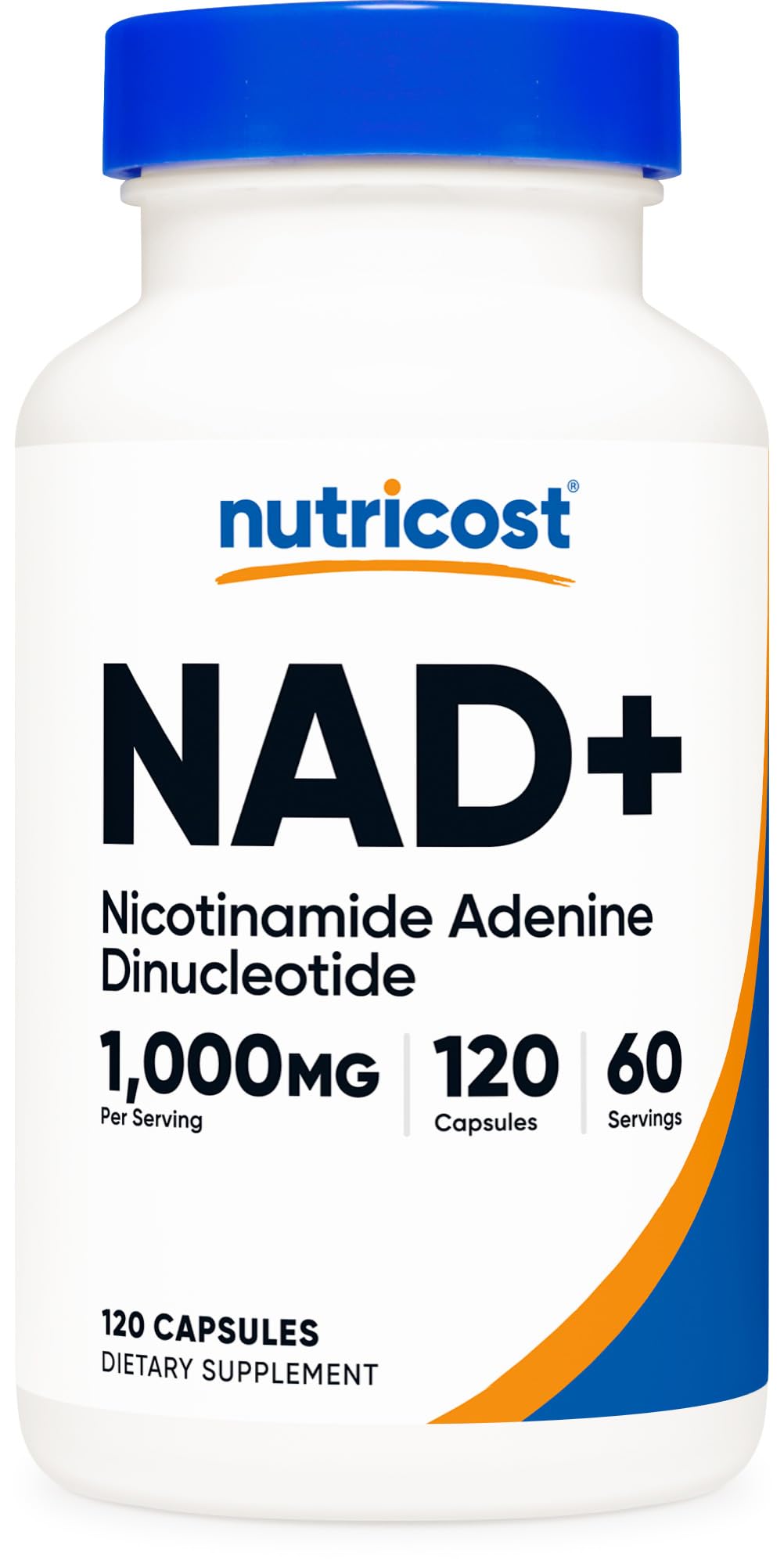 Nutricost NAD+ Supplement 1000mg 60 Servings 120 Capsules